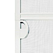 Windhager Insektenschutztür Spannrahmen Expert (100 x 210 cm, Farbe Rahmen: Weiß, Farbe Gewebe: Anthrazit)