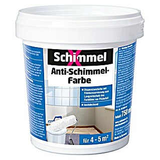 SchimmelX Wandfarbe Anti-Schimmel (Weiß, 750 ml, Matt)