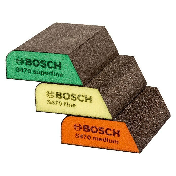Bosch Set brusnih spužvica (3-dijelno)