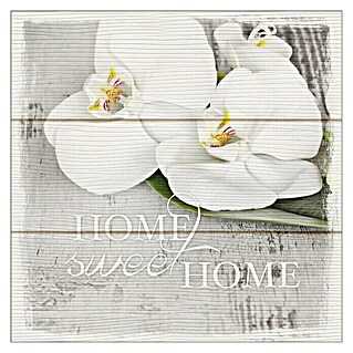 Holzbild (Home Sweet Home, B x H: 30 x 30 cm)