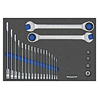 Matador Tool System Ringmaulratschenschlüssel-Satz (23 -tlg.)