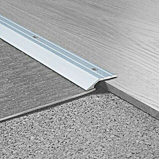 LOGOCLIC Afsluitprofiel (Zilver, 2,7 m x 30 mm, Montagemethode: Schroeven)