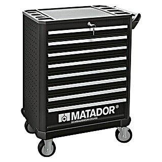Matador Werkstattwagen Ratio (L x B x H: 470 x 785 x 1.030 mm, Anzahl Schubladen: 8, Ohne Werkzeug)