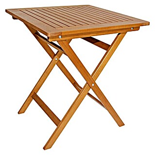 Sunfun Diana Balkonski stol (D x Š x V: 65 x 65 x 74 cm, Tvrdo drvo, Prirodno smeđe boje, Preklopno)