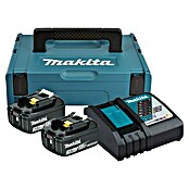 Makita Akku & Ladegerät Power Source Kit (2 Akkus, 18 V, Li-Ionen, 3 Ah)