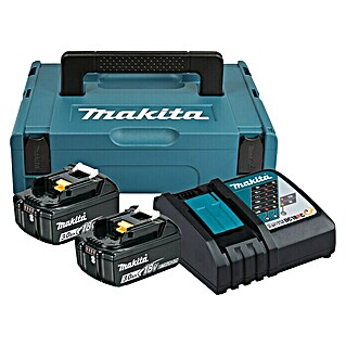 Makita Punjač i baterija Power Source Kit (2 baterije, 18 V, Litij-ionska, 3 Ah)