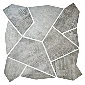 Mosaikfliese Polygonalmosaik Canyon (34,76 x 34,76 cm, Grau, Glasiert)