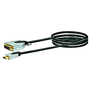 Schwaiger Adapterkabel (HDMI-Stecker, DVI-Stecker, 2 m)