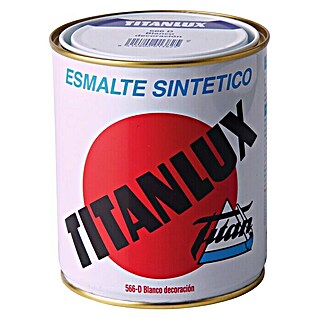 Titan Esmalte de color Titanlux (Blanco, 750 ml, Brillo intenso)
