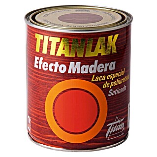 Titanlux Esmalte de color Titanlak Efecto madera (Wengué, 750 ml, Satinado)