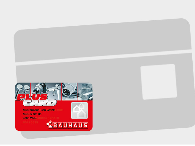 Bauhaus Service Grafik PLUS CARD