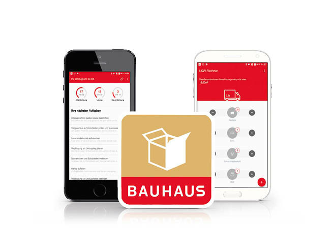 BAUHAUS Mobile Service Umzugshelfer App
