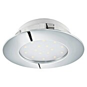 Eglo Foco downlight LED empotrable Pineda 95868 (12 W, Color de luz: Blanco cálido, 102 x 102 mm, Color: Cromo)