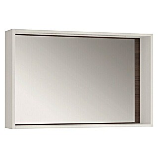 Allibert Rahmenspiegel (120 x 65 cm, Weiß glänzend)