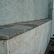 Mauerabdeckplatte Porphyr (Grau/Braun/Beige, 120 x 25 x 3 cm, Porphyr)