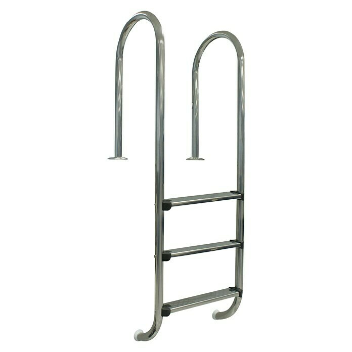 Gre Escalera de tubo de acero Muro (Apto para: Número de peldaños: 3) | BAUHAUS