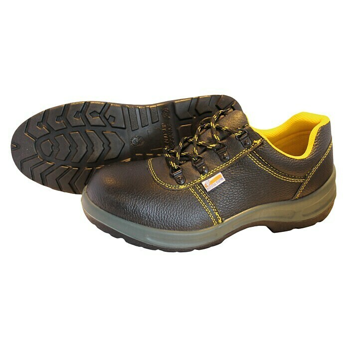 Industrial Starter Zapatos de seguridad Piel sintética (Negro, 43, Categoría de protección: S1P)