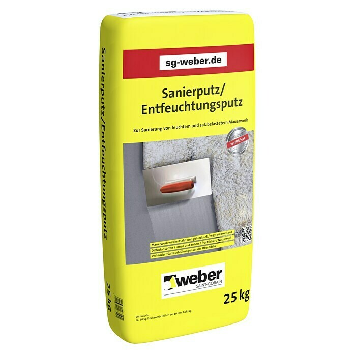 SG Weber Sanierputz Entfeuchtungsputz (25 kg)