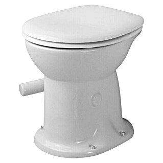 Duravit Stand-WC Duraplus Wasserlos (Mit Spülrand, Ohne Spezialglasur, Weiß)