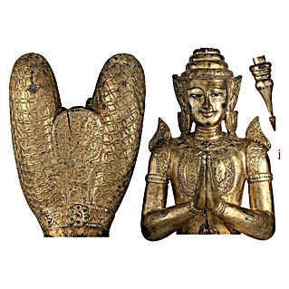 Komar Dekosticker (Buddha, Gold, 100 x 70 cm)