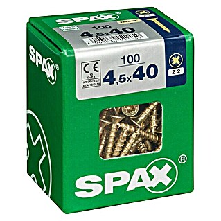 Spax Universele schroef (Ø x l: 4,5 x 40 mm, Voldraad, 100 stk.)