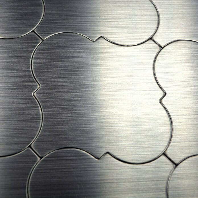 Selbstklebemosaik Florentiner SAM 4MMLAT (29,6 x 28,7 cm, Metall, Silber)