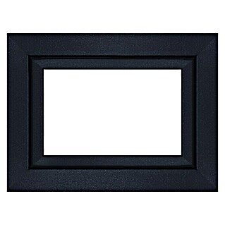 Solid Elements Kunststofffenster Q81 Excellence (B x H: 80 x 60 cm, DIN Anschlag: Links, Anthrazit)