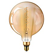 Philips Bombilla LED Vintage Gold Globo (5,5 W, E27, Color de luz: Blanco cálido, Redondeada)