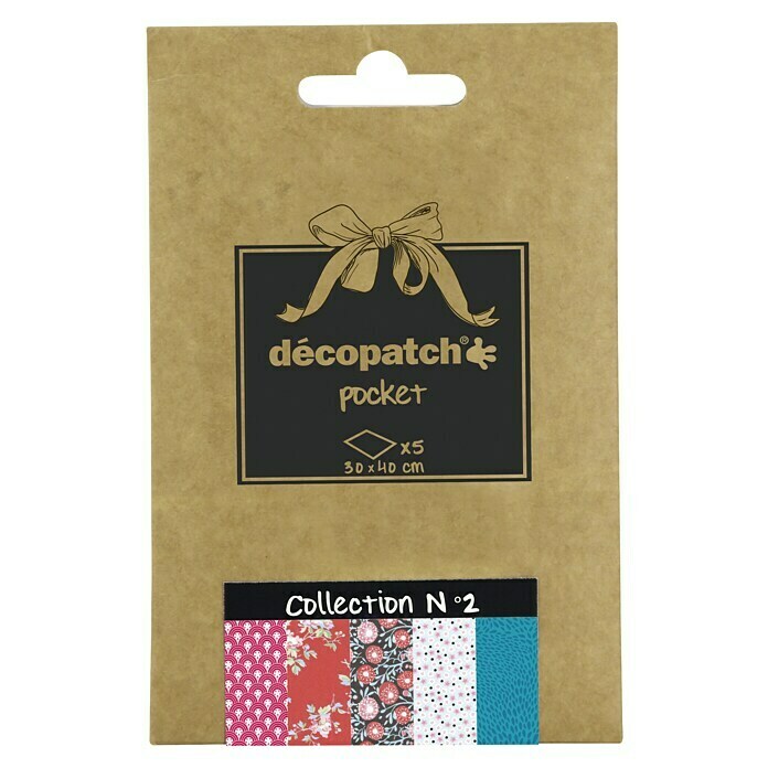 Décopatch Papel decorativo Pocket N2 (40 x 30 cm, Papel)