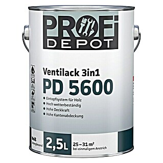 Profi Depot PD Venti-Weißlack 3in1 PD 5600 (Weiß, 2,5 l)