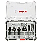 Bosch Fräser-Set Trim&Edging (6-tlg., Durchmesser Schaft: 8 mm)