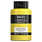 Liquitex Basics Acrylfarbe (Kadmiumgelb mittel, 400 ml, Flasche)