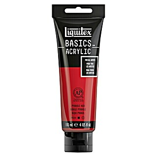 Liquitex Basics Acrylfarbe (Pyrrolrot, 118 ml, Tube)
