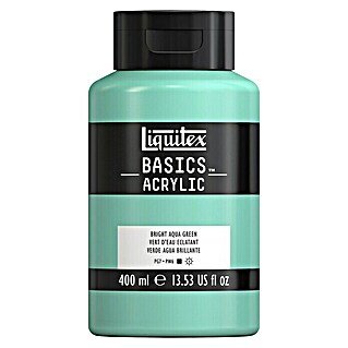 Liquitex Basics Acrylfarbe (Helles Aquagrün, 400 ml, Flasche)