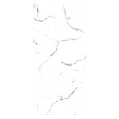 Bariperfil Revestimiento de pared Metal Calacata (2,6 x 1,22 m, Blanco, Liso)