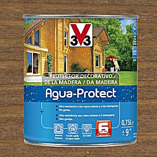 V33 Protección para madera Agua-Protect (Roble oscuro, 750 ml)