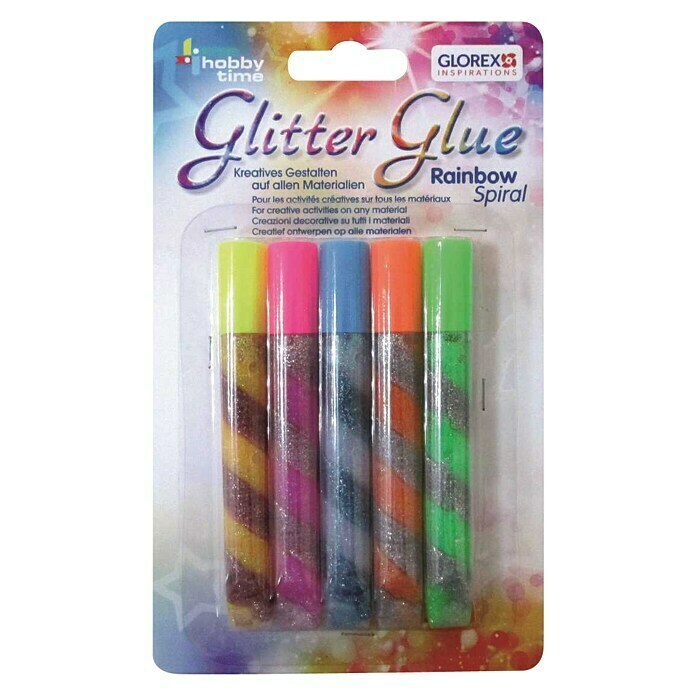 Glorex Hobby Time Klebestift Glitter Glue 