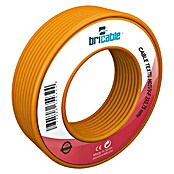 Bricable Cable textil Deco (H03VV-F2x0,75, Naranja, 5 m)
