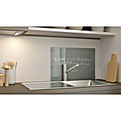 CUCINE Küchenrückwand (Essensgenuss, 60 x 40 cm, Stärke: 6 mm, Einscheibensicherheitsglas (ESG))