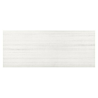 Wandfliese Dakar (20 x 50 cm, Weiß/Grau, Matt)