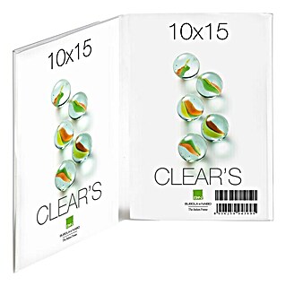 Okvir za fotografije Clears (Dvostruka okomita, 2 slike à 10 x 15 cm)