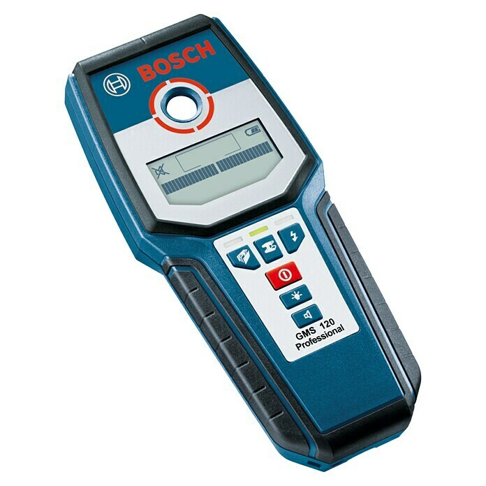Bosch Professional Detector GMS 120 (Detectiediepte: Max. 120 mm staal, Bedrijfsduur: 5 u)