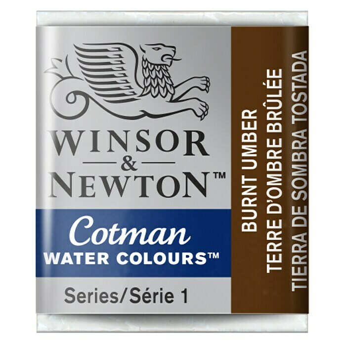 Winsor & Newton Cotman Aquarelverf (Omber gebrand, ½ kopje)