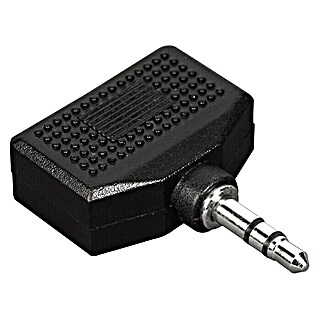 Hama Audio-Adapter (2 x Klinkenkupplung  3,5 mm, 1 x Klinkenstecker 3,5 mm)