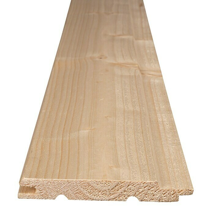 Profilholz (Fichte/Tanne, A-Sortierung, 400 x 9,6 x 1,25 cm)