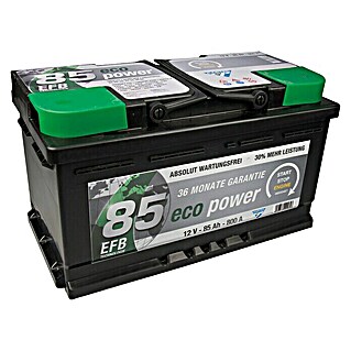 Cartec Autobatterie (85 Ah, Spannung: 12 V)