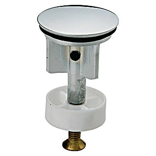 Čep za odvodni ventil za umivaonik (Krom, Promjer: 36 mm)