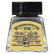 Winsor & Newton Zeichentinte (Silber, 14 ml, Flasche)