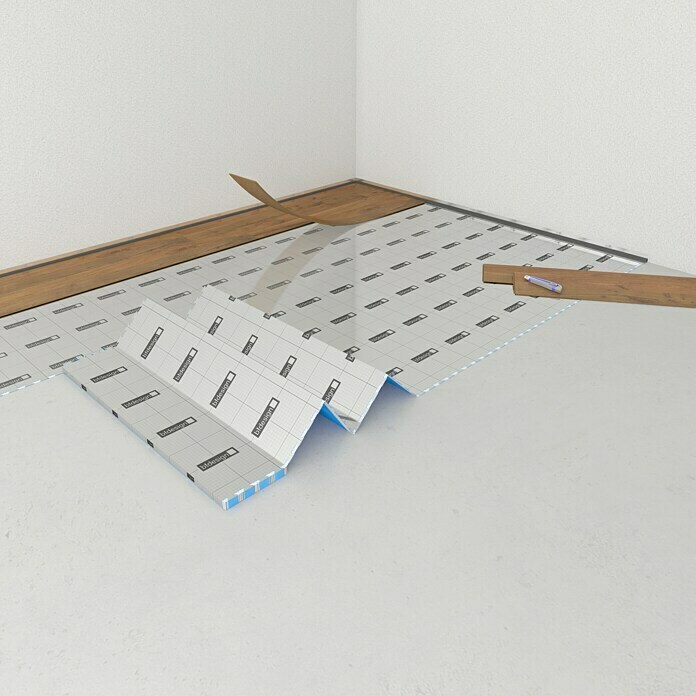 b!design Isolerende ondervloer Silent Underlay (10 m², Dikte: 1,5 mm)