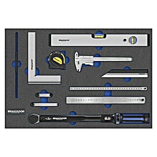 Matador Tool System Werkzeugsatz-Einlage Messwerkzeug-Set (11 -tlg.)